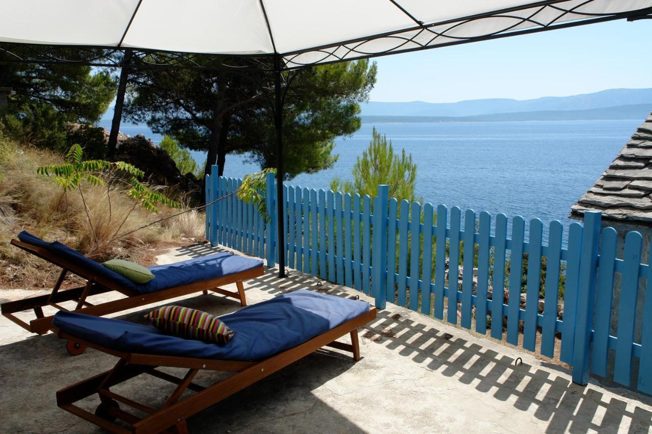 A Small Stone House By The Sea, In A Wineyard Nerezisca Εξωτερικό φωτογραφία